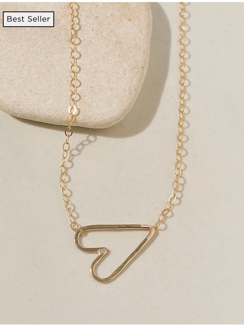 Itty Bitty Heart Necklace - James Michelle - Dainty Heart